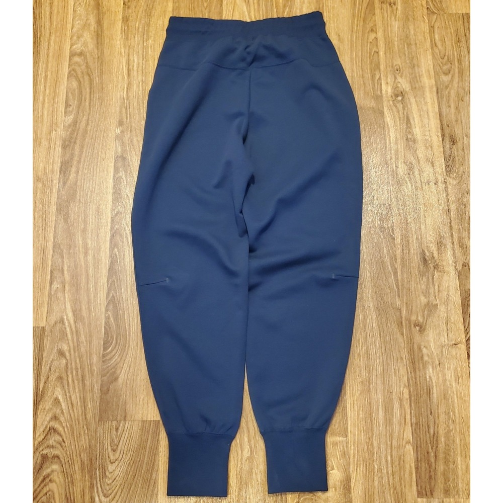 Nike Tech Pants Joggers Women Small Blue Fleece Zip Pocket DV6736-419‎ New - Picture 3 of 8